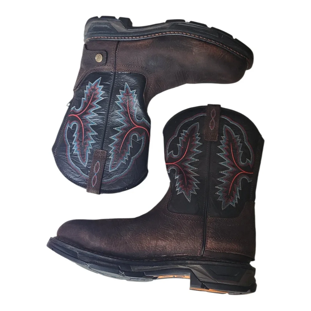 WorkHog XT EZ Zip Carbon Toe Work Boots 10035908 Size 9.5 D‎